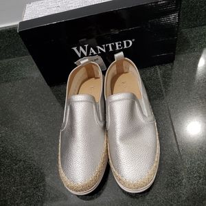 Wanted silver espadrills